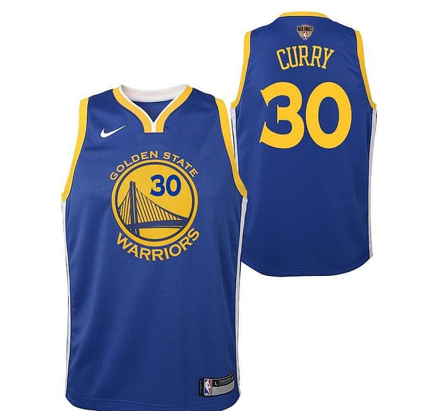 Icon Club Team Jersey - Finals Patch - Stephen Curry - Youth