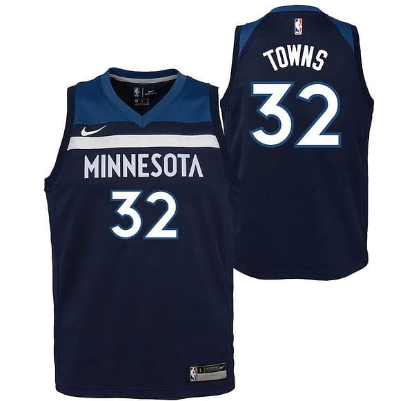 Icon Club Team Jerey - Karl-Anthony Towns - Youth