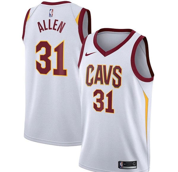 Association Club Team Jersey - White - Jarrett Allen- Mens