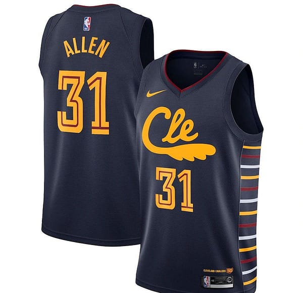 City Edition Club Team Jersey - Navy - Jarrett Allen - Mens - 2019