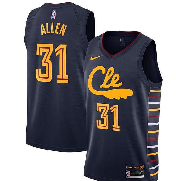 City Edition Club Team Jersey - Navy - Jarrett Allen - Youth - 2019