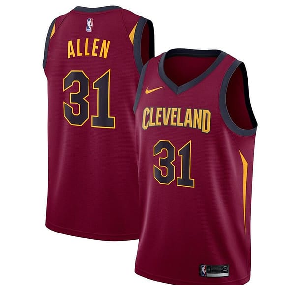 Icon Club Team Jersey - Maroon - Jarrett Allen - Youth