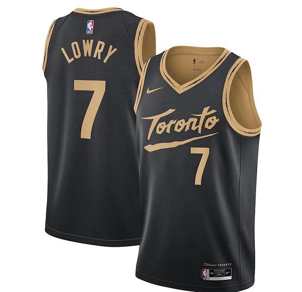 City Edition Club Team Jersey - Black - Kyle Lowry - Mens