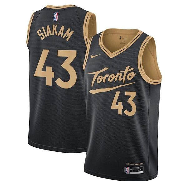 City Edition Club Team Jersey - Black - Pascal Siakam - Youth - 2020
