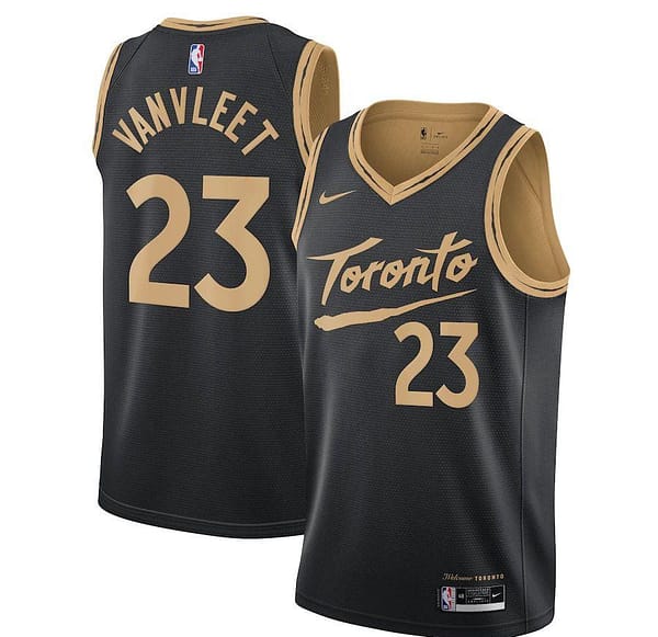 City Edition Club Team Jersey - Black - Fred VanVleet - Mens