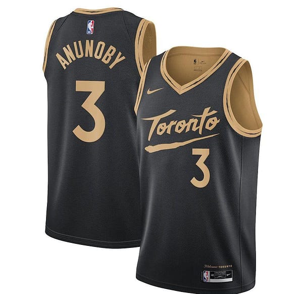 City Edition Club Team Jersey - Black - OG Anunoby - Youth - 2020