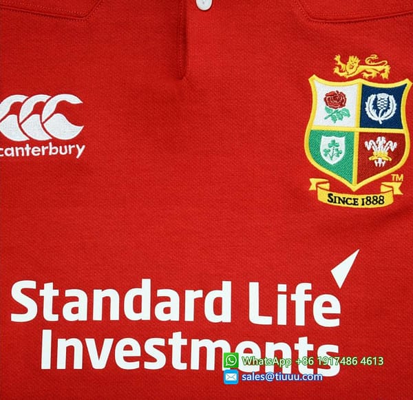 British & Irish Lions 2017 Mens Classic Rugby Jersey - Image 3