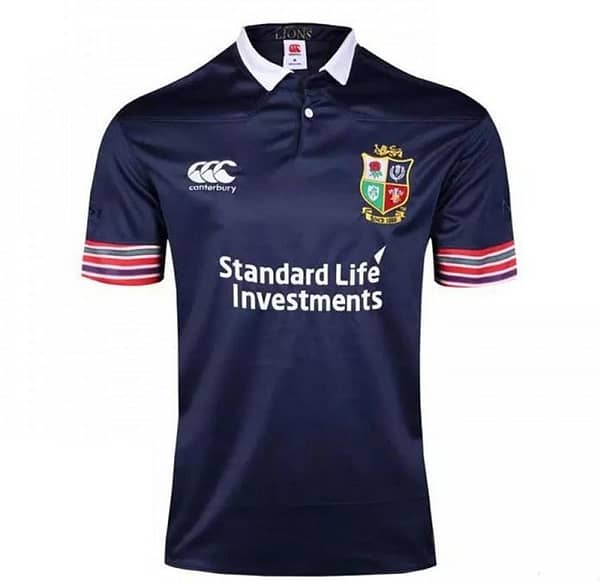 British & Irish Lions Mens Training Pro Jersey Navy Blue
