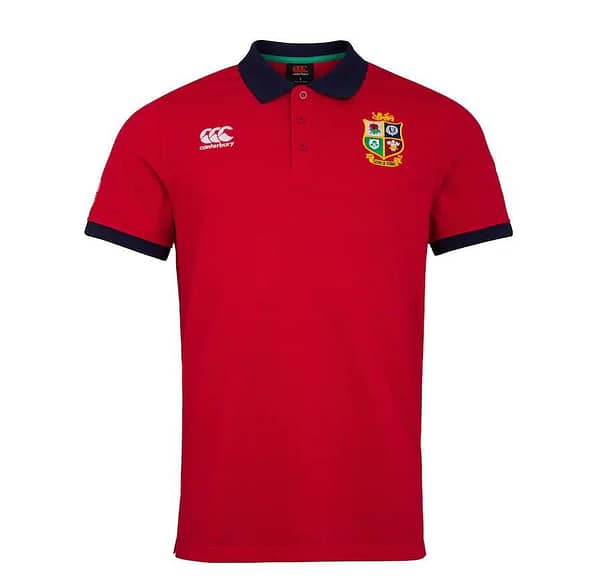British & Irish Lions Mens Home Nations Polo Shirt - Red