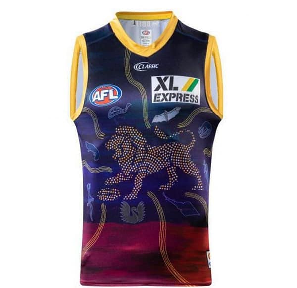 Brisbane Lions 2020 Men's Indigenous Football Guernsey