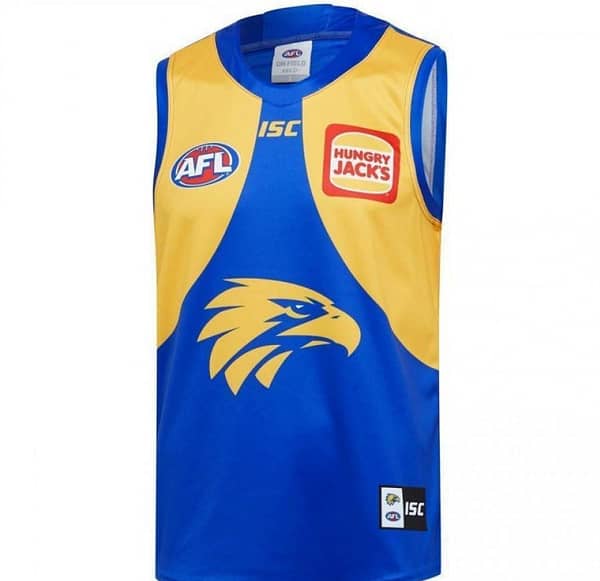 West Coast Eagles 2020 Men's Home Football Guernsey