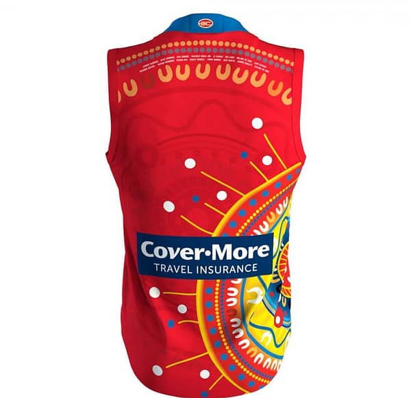 Gold Coast Suns 2020 Men's Indigenous Football Guernsey - Image 2