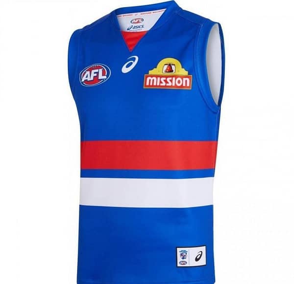 Western Bulldogs 2019 Men's Home Football Guernsey