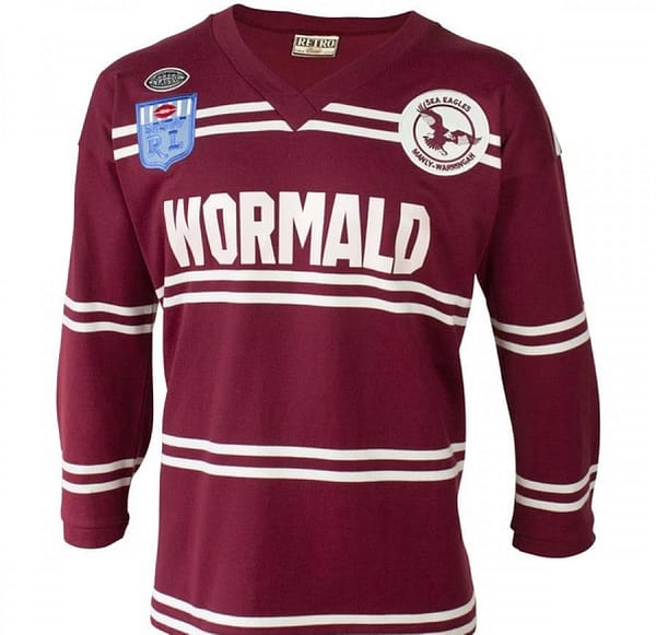 Manly Warringah Sea Eagles 1987 Men's Retro Rugby Jersey