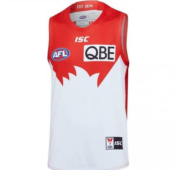 Sydney Swans 2020 Men's Home Football Guernsey
