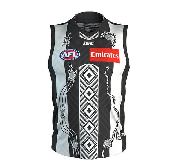 Collingwood Magpies 2020 Men's Indigenous Football Guernsey
