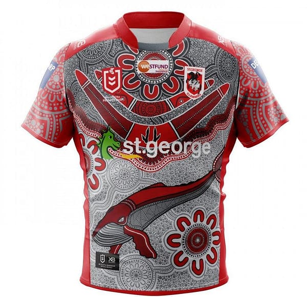 St George Illawarra Dragons 2020 Men's Indigenous Rugby Jersey
