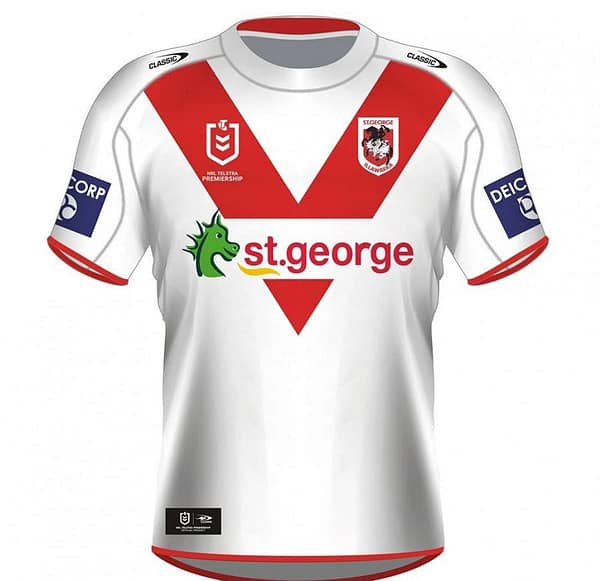 St George Illawarra Dragons 2021 Men's Home Rugby Jersey