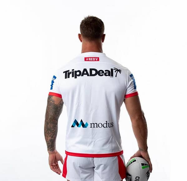 St George Illawarra Dragons 2021 Men's Home Rugby Jersey - Image 4