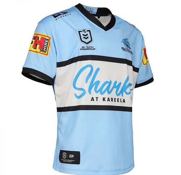 Cronulla-Sutherland Sharks 2021 Men's Home Rugby Jersey - Image 3