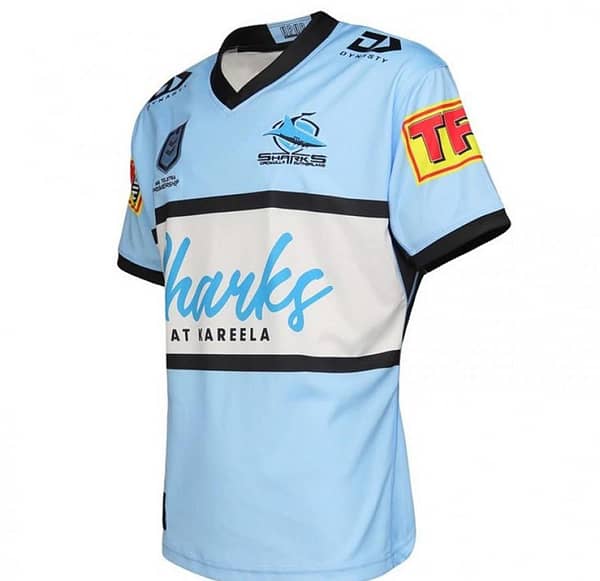 Cronulla-Sutherland Sharks 2021 Men's Home Rugby Jersey - Image 4