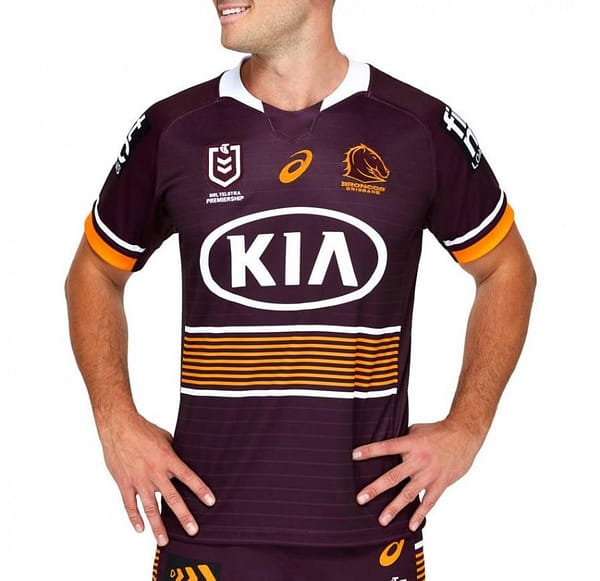 Brisbane Broncos 2021 Men's Home Rugby Jersey - Image 3