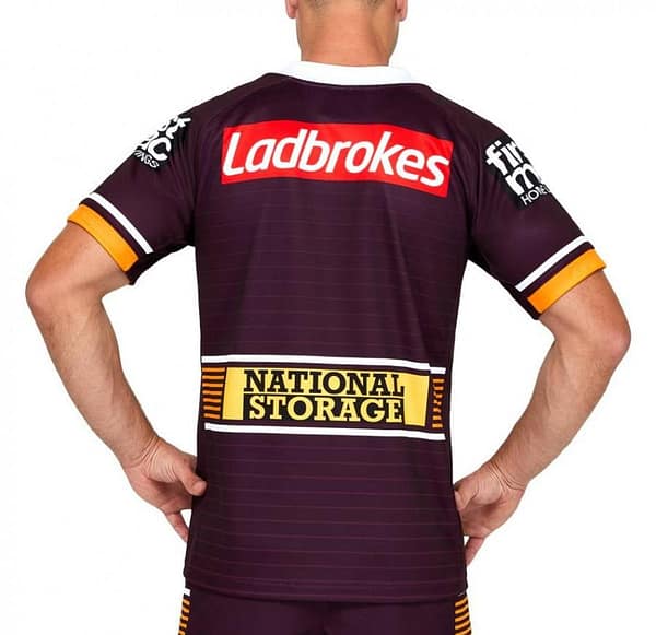 Brisbane Broncos 2021 Men's Home Rugby Jersey - Image 4