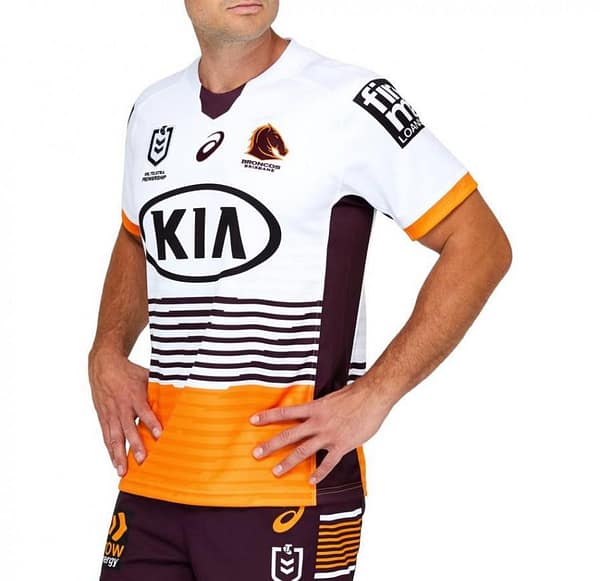 Brisbane Broncos 2021 Men's Away Rugby Jersey - Image 3
