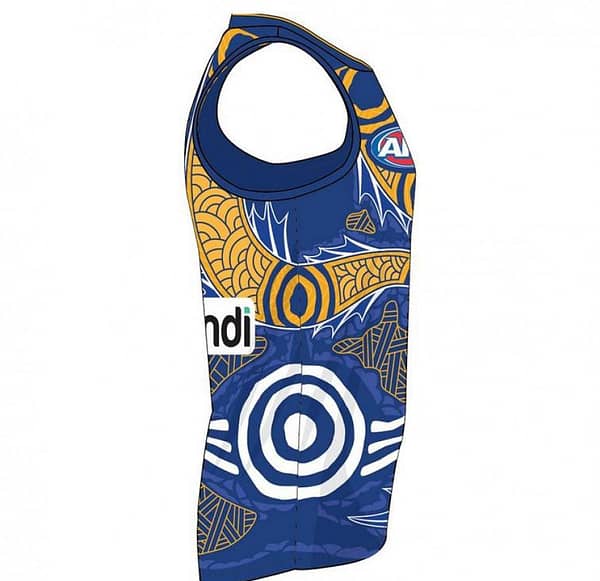 West Coast Eagles 2021 Men's Indigenous Football Guernsey - Image 3