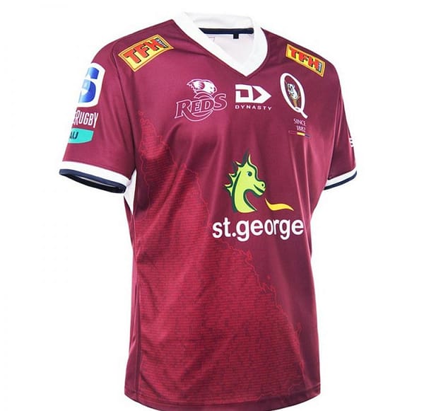 Queensland Reds 2021 Men's Home Rugby Jersey - Image 3