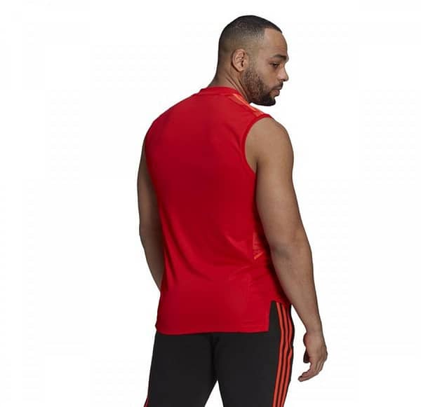 All Blacks 2021 Men's Performance Primeblue Red Singlet - Image 3