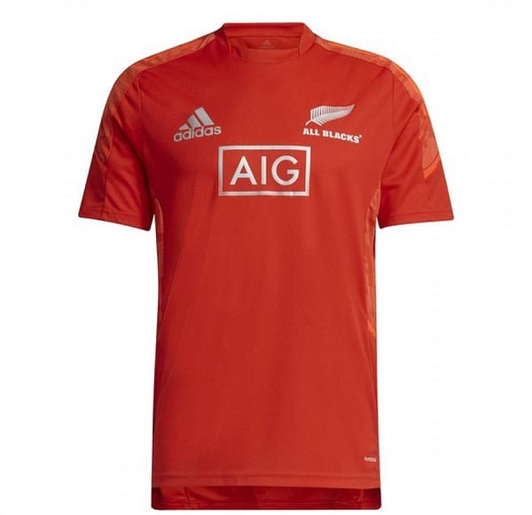 All Blacks 2021 Men's Performance Primeblue Red Jersey