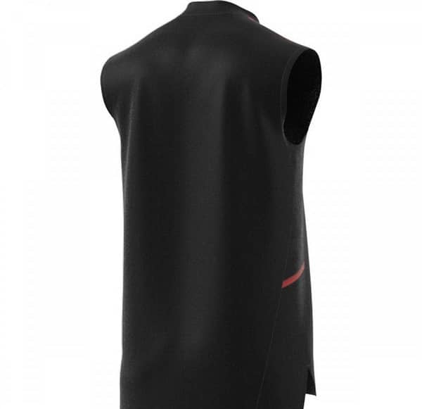 All Blacks 2021 Men's Performance Primeblue Black Singlet - Image 2