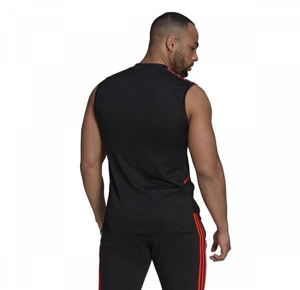 All Blacks 2021 Men's Performance Primeblue Black Singlet - Image 4