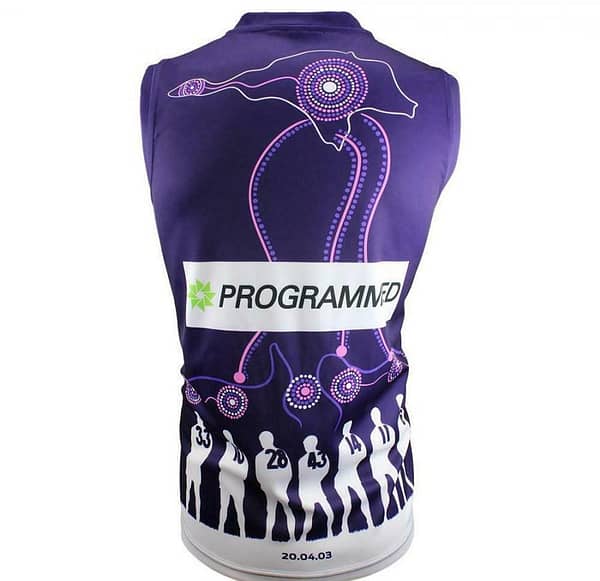 Fremantle Dockers 2021 Mens Indigenous Rugby Guernsey - Image 2