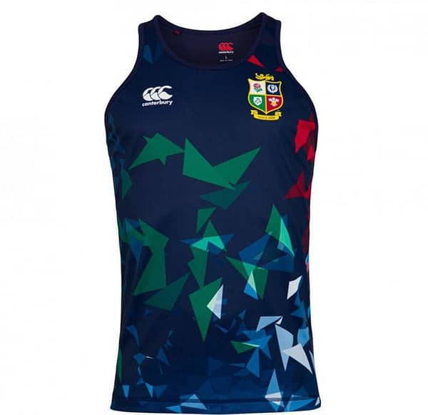 British And Irish Lions 2021 Mens Rugby Singlet - Navy