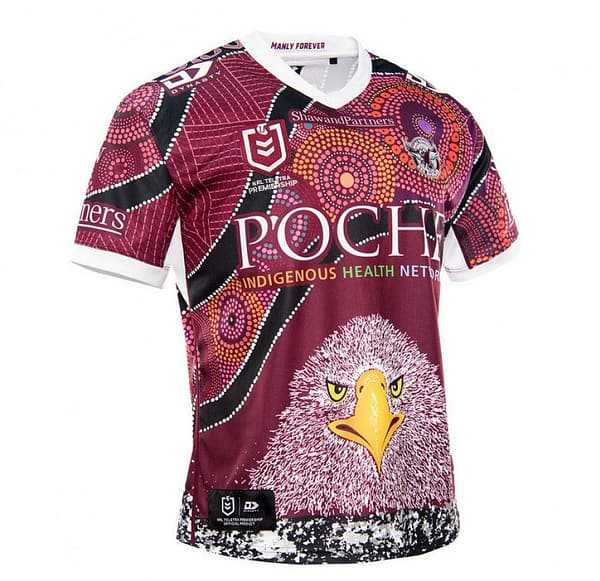 Manly Warringah Sea Eagles 2021 Mens Indigenous Rugby Jersey - Image 3
