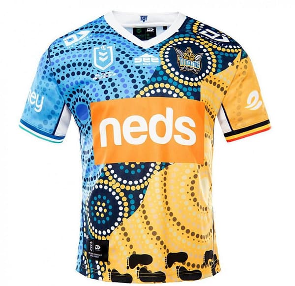 Gold Coast Titans 2021 Mens Indigenous Rugby Jersey