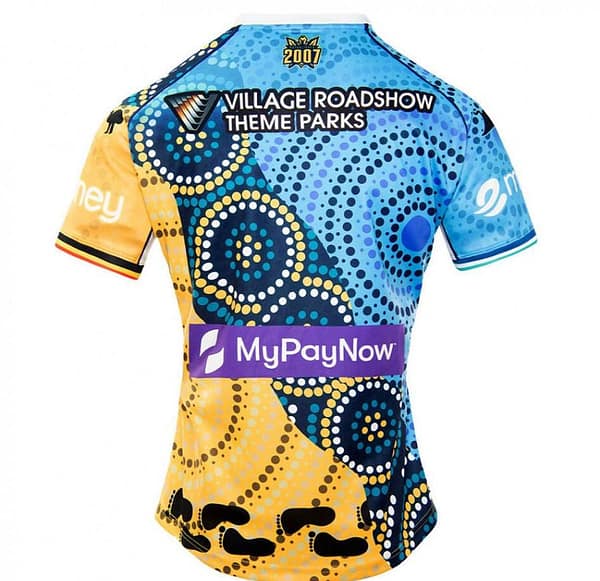 Gold Coast Titans 2021 Mens Indigenous Rugby Jersey - Image 2