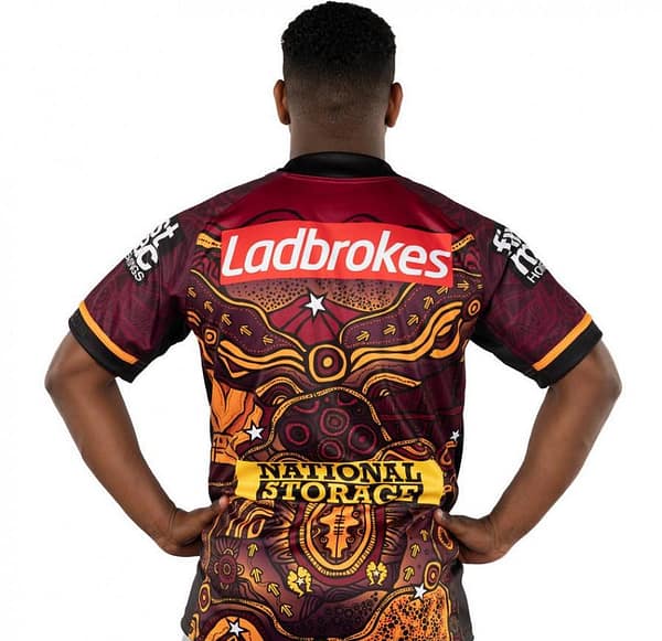 Brisbane Broncos 2021 Men's Indigenous Rugby Jersey - Image 2