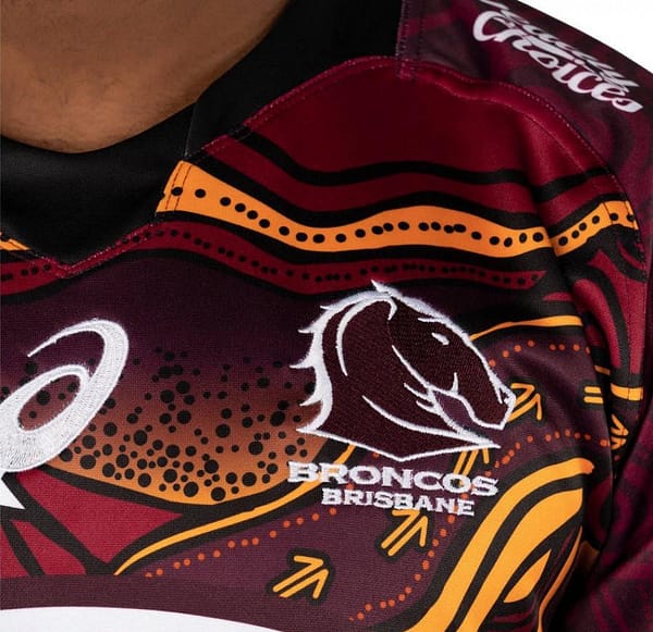 Brisbane Broncos 2021 Men's Indigenous Rugby Jersey - Image 4