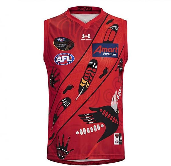 Essendon Bombers 2021 Men's Rugby Dreamtime Guernsey