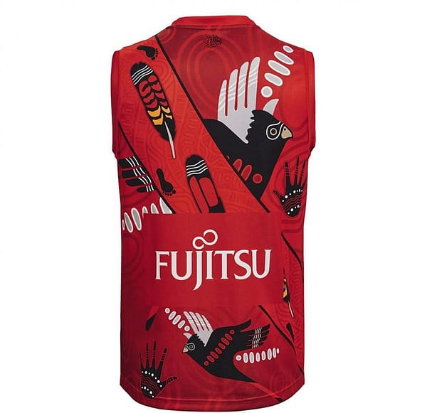 Essendon Bombers 2021 Men's Rugby Dreamtime Guernsey - Image 2