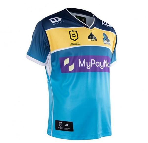 Gold Coast Titans 2022 Men's Home Rugby Jersey - Image 3