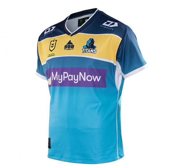 Gold Coast Titans 2022 Men's Home Rugby Jersey - Image 4