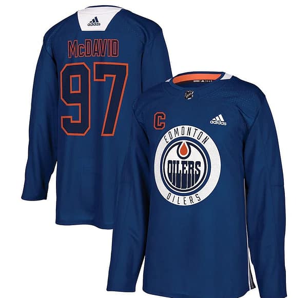 Women's Connor McDavid Royal Practice Player Team Jersey
