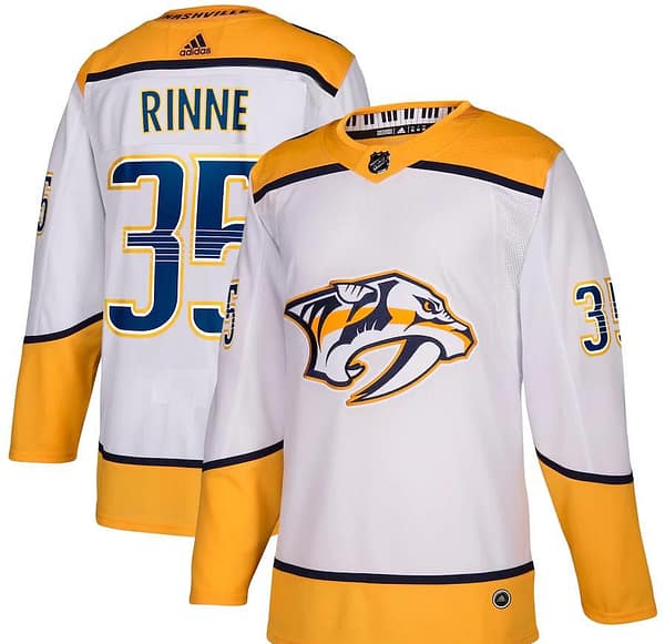 Women's Pekka Rinne White Away Player Team Jersey