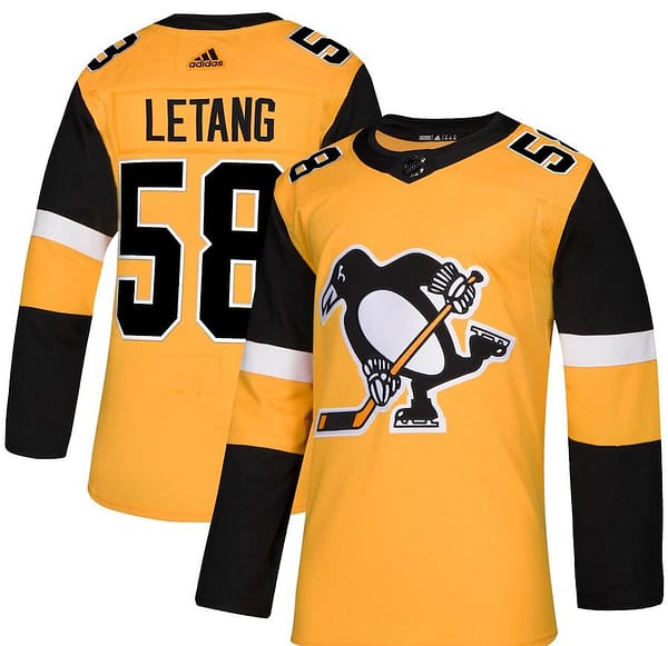 Women's Kris Letang Gold Alternate Player Team Jersey