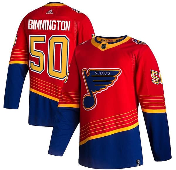 Women's Jordan Binnington Red 2020-21 Reverse Retro Player Team Jersey
