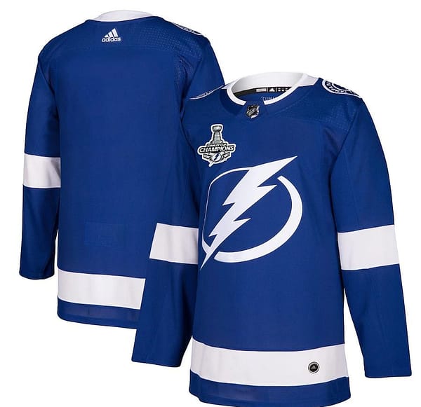 Women's Blue 2020 Stanley Cup Champions Patch Team Jersey